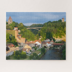 Medieval Fribourg Swiss Town Puzzle Legpuzzel