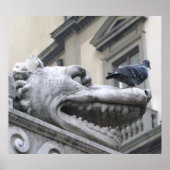 Medieval Gargoyle Poster (Voorkant)