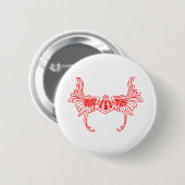 Medieval Geschiedenis Knight Warrior Old Sword Ronde Button 5,7 Cm (Voorkant /achterkant)