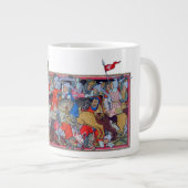 Medieval gevecht grote koffiekop (Voorkant rechts)