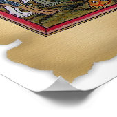 Medieval gevecht poster (Hoek)