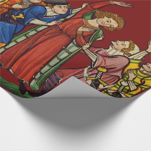 Medieval Gift Givers Cadeaupapier (Hoek)