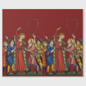 Medieval Gift Givers Cadeaupapier (Vlak)