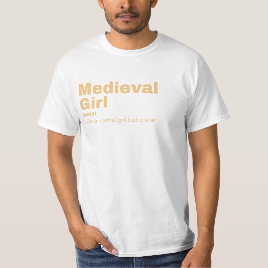 Medieval Girl - Medieval T-shirt (Voorkant)