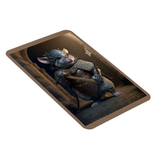Medieval Gladiator Rat Magnet Magneet (Rechterzijde)