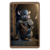 Medieval Gladiator Rat Magnet Magneet (Verticaal)