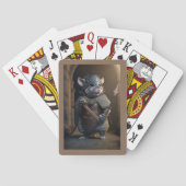 Medieval Gladiator Rat Spelling Cards Pokerkaarten (Achterkant)
