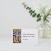 Medieval Good Vrijdag Scene Visitekaartje (Staand voorkant)