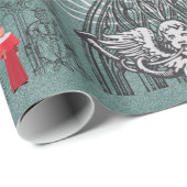 Medieval gothic Style Cadeaupapier (Rol Hoek)