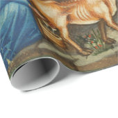 MEDIEVAL GRAPE VINEYARD HARVEST Antiek Grapevine Cadeaupapier (Rol Hoek)