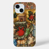 MEDIEVAL GRAPE VINEYARD HARVEST Antiek Grapevine Case-Mate iPhone Case (Achterkant)