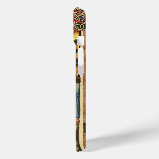 MEDIEVAL GRAPE VINEYARD HARVEST Antiek Grapevine Case-Mate iPhone Case (Achterkant / Links)