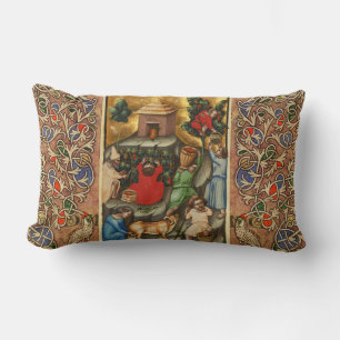 MEDIEVAL GRAPE VINEYARD HARVEST Antiek Grapevine Kussen