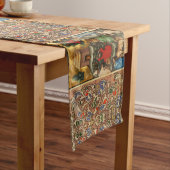 MEDIEVAL GRAPE VINEYARD HARVEST Antiek Grapevine Lange Tafelloper (Voorbeeld)