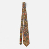 MEDIEVAL GRAPE VINEYARD HARVEST Antiek Grapevine Stropdas (Achterkant)