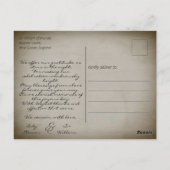 Medieval Gray Scroll Wax Seal Wedding Thank You Briefkaart (Achterkant)