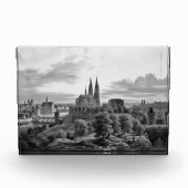 Medieval Grayscale Town Fotoblokken (Voorkant)
