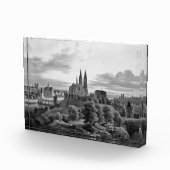 Medieval Grayscale Town Fotoblokken (Rechts)