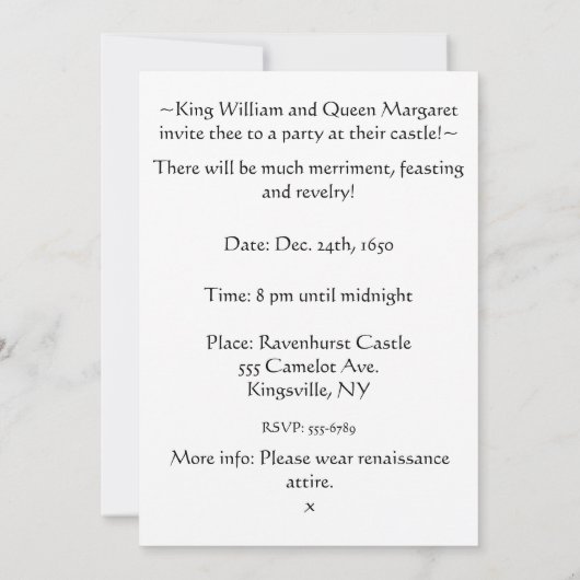 Medieval Green Dragon Shield Kaart (Achterkant)