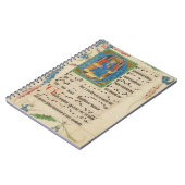 Medieval Gregorian Chant Manuscript-blad Muziek Notitieboek (Linkerzijde)