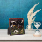 Medieval Greyhounds in de diepe Bossen Fotoplaat (Insitu)