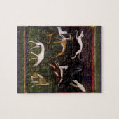 Medieval Greyhounds in de diepe Bossen Legpuzzel (Horizontaal)