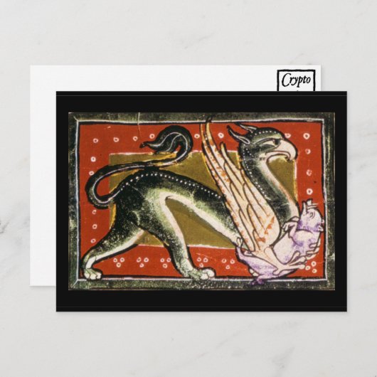 Medieval Griffin Briefkaarten (Voorkant / Achterkant)
