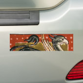 Medieval Griffin Bumpersticker (Op auto)