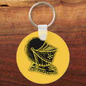 Medieval Helmet V Sleutelhanger (Voorkant)