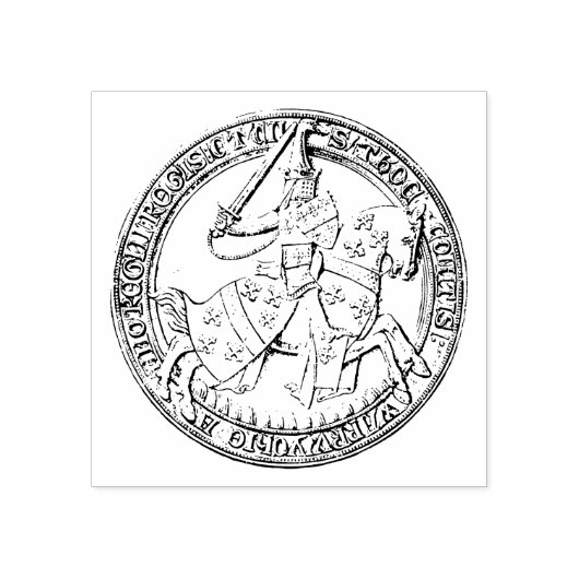 Medieval Heraldry Seal of Thomas de Beauchamp Rubberstempel (Afrduk)