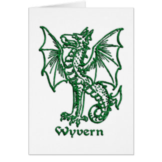 Medieval heraldry Wyvern