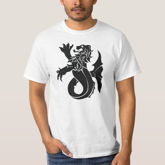 Medieval heraldry Zee lion Value T-Shirt (Voorkant)