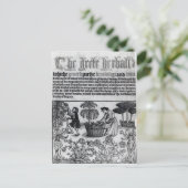 Medieval Herb Garden Briefkaart (Staand voorkant)