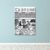 Medieval Herb Garden Canvas Afdruk (Insitu (Houten vloer))