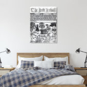 Medieval Herb Garden Canvas Afdruk (Insitu (Slaapkamer))