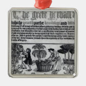 Medieval Herb Garden Metalen Ornament (Voorkant)