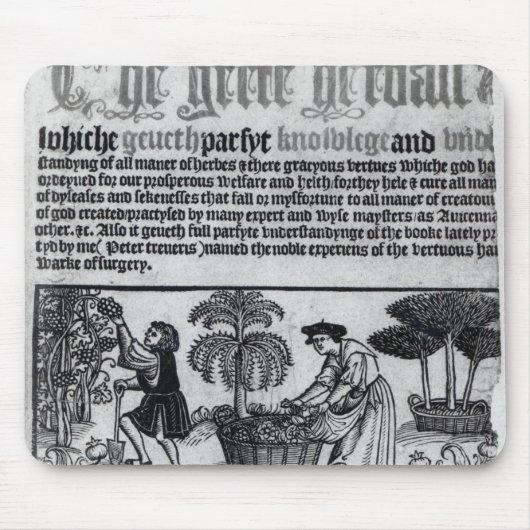 Medieval Herb Garden Muismat (Voorkant)