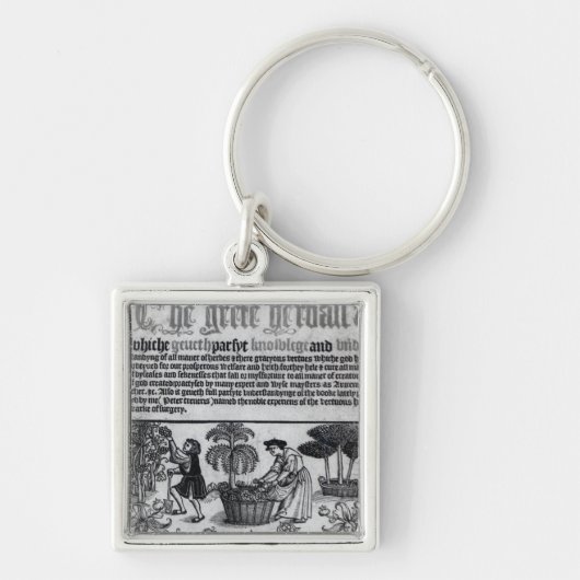 Medieval Herb Garden Sleutelhanger (Voorkant)
