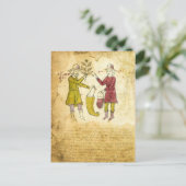 Medieval Herbalist Manuscript-kaart Briefkaart (Staand voorkant)