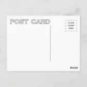 Medieval Herbalist Manuscript-kaart Briefkaart (Achterkant)