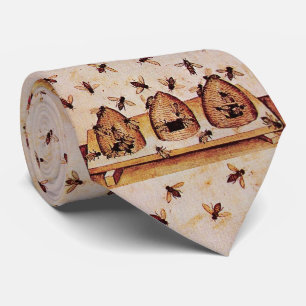 MEDIEVAL HOOGTE, BEEKEEPEN, BEEKEEPER MINIATUM STROPDAS