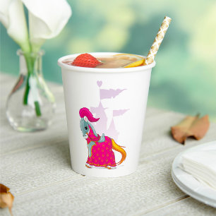 Medieval Horse Papieren Bekers