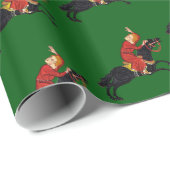 Medieval Horseman Cadeaupapier (Rol Hoek)