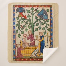 Medieval Hot Tub Sherpa Deken
