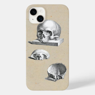 Medieval Human Skull geïllustreerd Case-Mate iPhone 14 Plus Hoesje