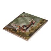 Medieval Huntress Tegeltje (Zijkant)