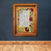 Medieval Illuminated Manuscript Gospel St. John Poster