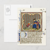 Medieval Illumination St Paul's Epistle Briefkaart (Voorkant / Achterkant)
