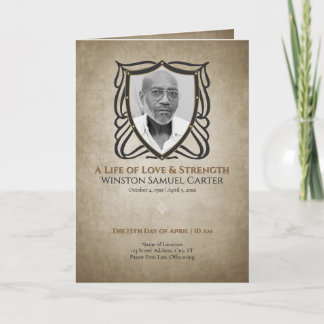 Medieval‑Inspired Shield 5 Photo Collage Funeral