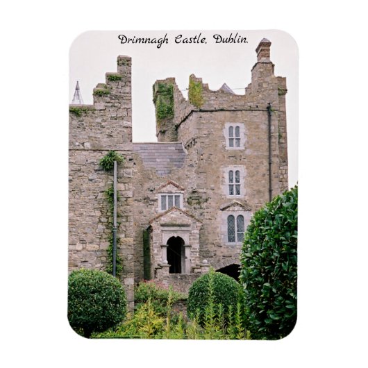 Medieval Ireland Drimnagh Castle antiek tuinen Magneet (Verticaal)